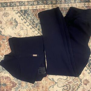 FIGS Womens Navy Scrub Set